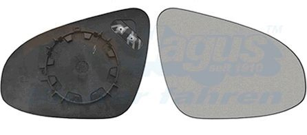 Дзеркальний елемент дзеркала заднього виду, правого 879080D600 Market (OEM)